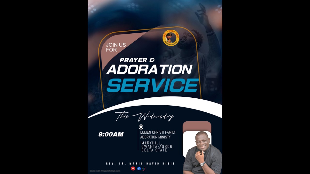 ADORATION HOUR || WEDNESDAY ADORATION PRAYER WITH REV. FR. MARIO-DAVID DIBIE || 25TH FEB. 2026