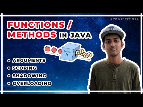 Functions / Methods in Java