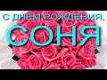 С ДНЕМ РОЖДЕНИЯ, СОНЯ.