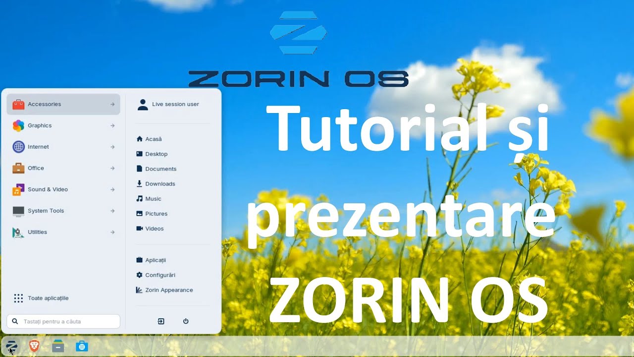 Zorin OS live persistent (păstrare date în modul live) - Tutorial și prezentare