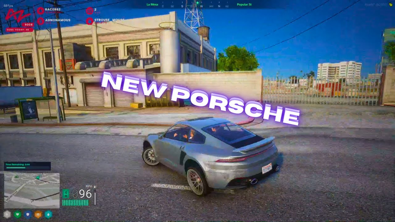 Tony Corleone Testdrives The new Porsche NoPixel 4.0 GTA RP #nopixel #anthonyz #tonycorleone