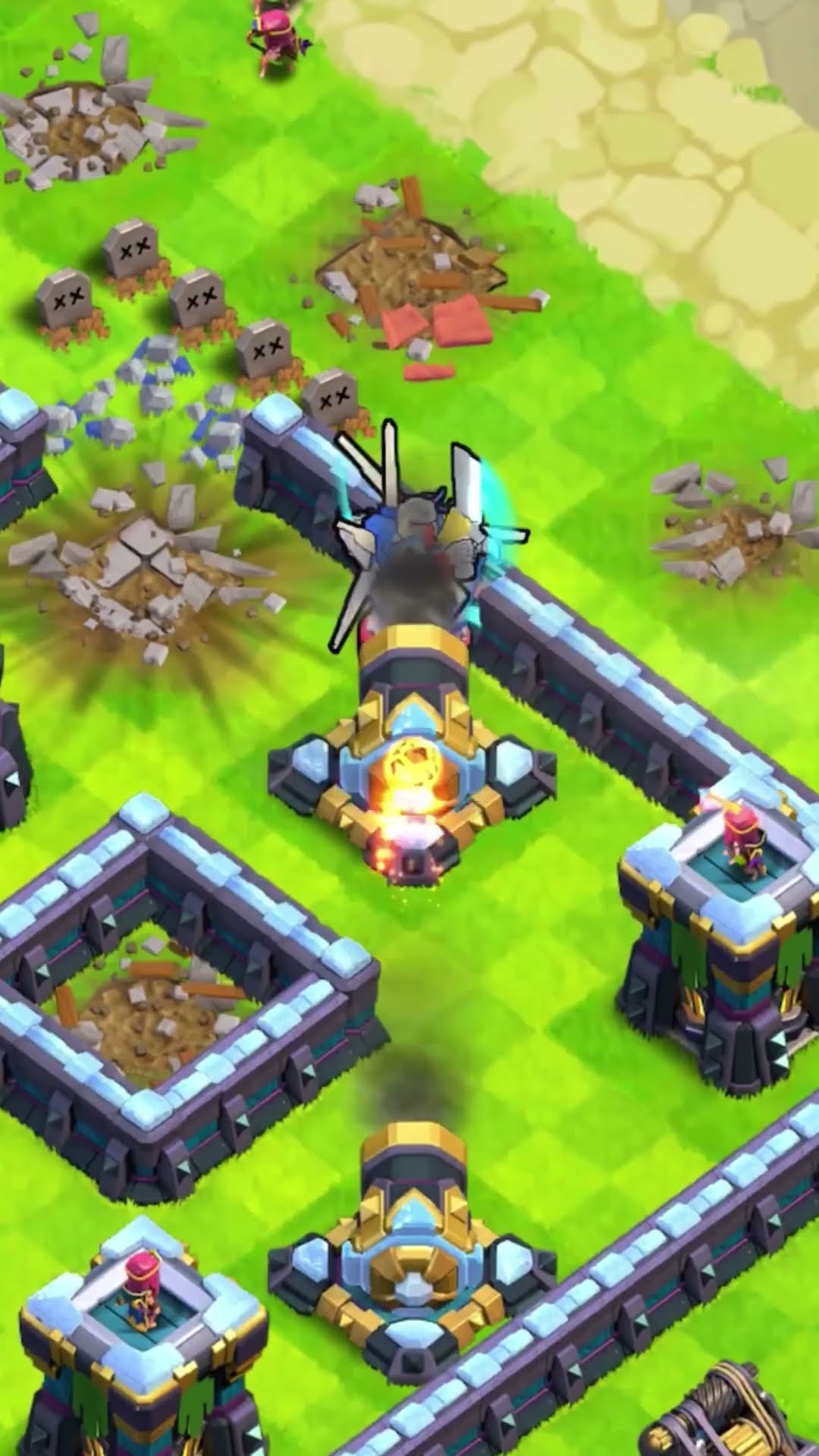 How many M.E.C.H.A does it take to smash a Village, Chief? ?  #clashofclans #12thanniversary #anime