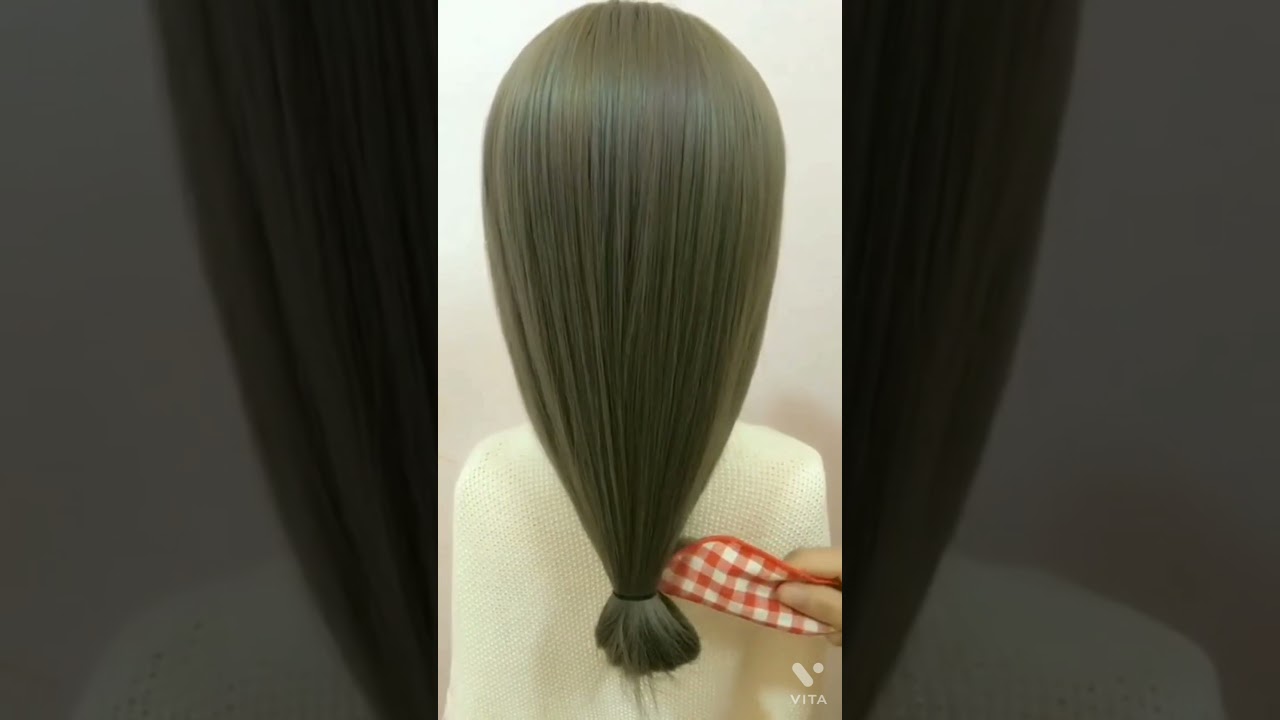 Long hair to Short hair Faux bob hairstyle 