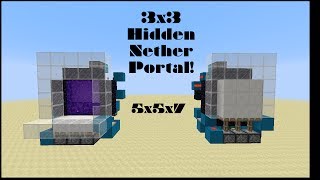 [14w20b] Tiny 3x3 Hidden Nether Portal! @Puzzle1cisuM90