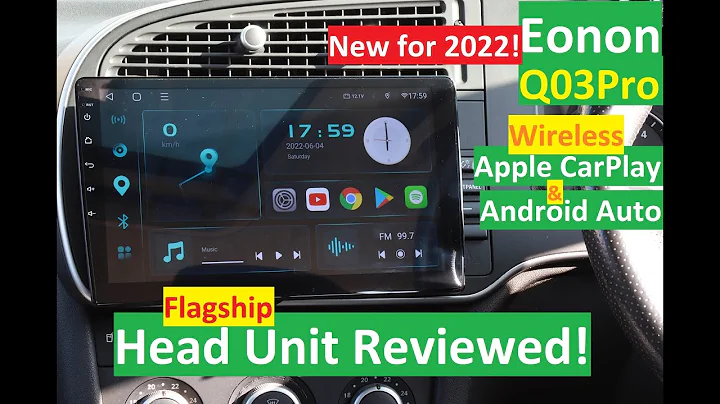 2022 Eonon Q03Pro FLAGSHIP Android Car Head Unit Review - Wireless Apple CarPlay & Android Auto