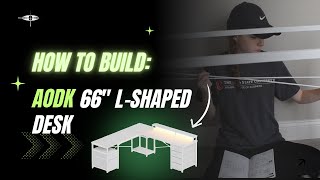 How to Build: AODK 66" L-Shaped Desk / Voiceover Tutorial