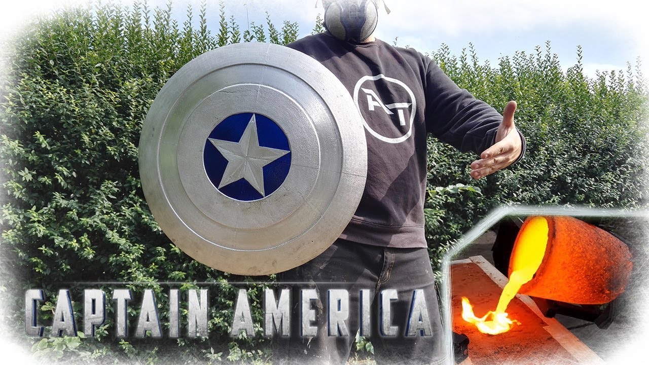 Casting Aluminum Captain America Shield (MARVEL) - YouTube