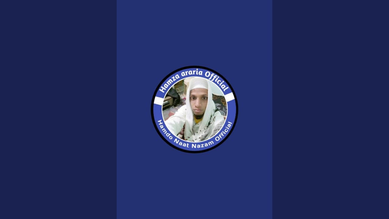 Hamza araria official is live - YouTube