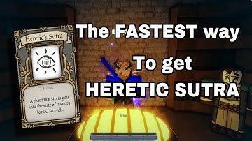 The Fastest Method to get Heretic Sutra | Deepwoken