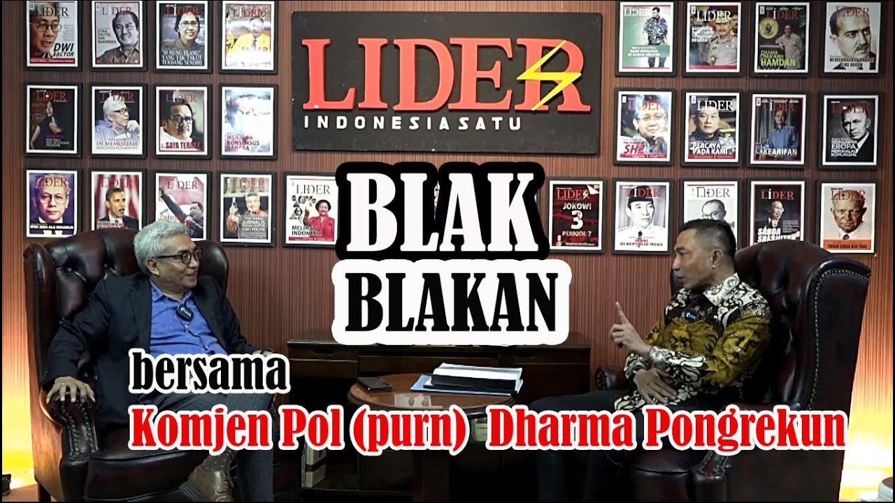 Blakblakan dengan Komjen Pol (Purn) Dharma Pongrekun