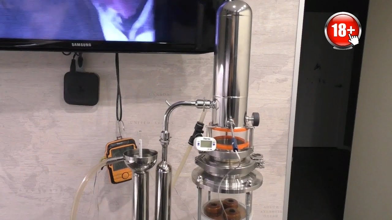 Второй дробный перегон на тарельчатой колонне в 4 этажа 4D с Миджет 3.0 ...