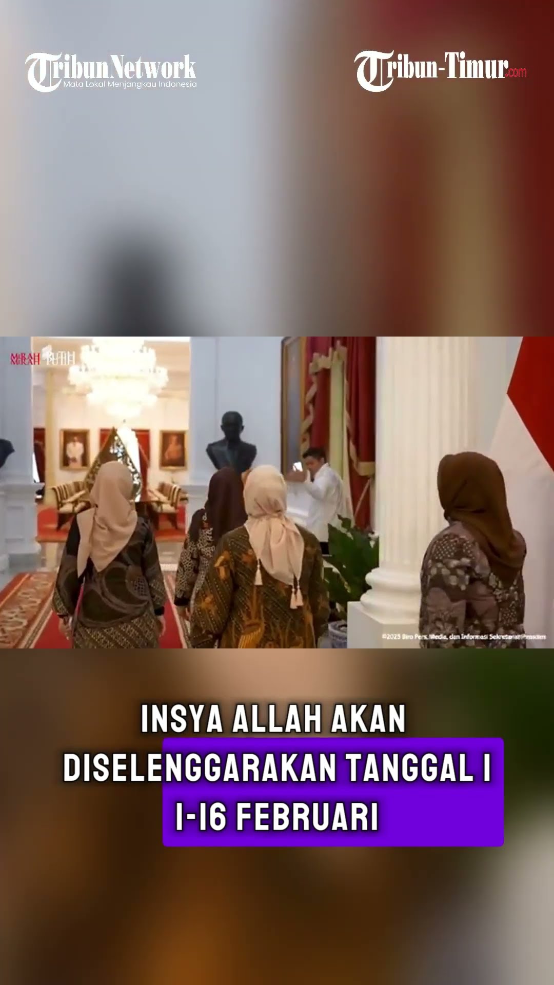 Inilah Pimpinan Muslimat NU Silaturahmi Presiden Prabowo, Difasilitasi Mayor Teddy
