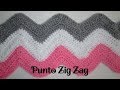 Cómo Hacer el Punto ZIG ZAG a Crochet  -  Muy Fácil - Punto #5
