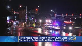 3 Killed, 1 Critically Injured In Head-On Crash On Ridge Pike In Plymouth Township, Police Say