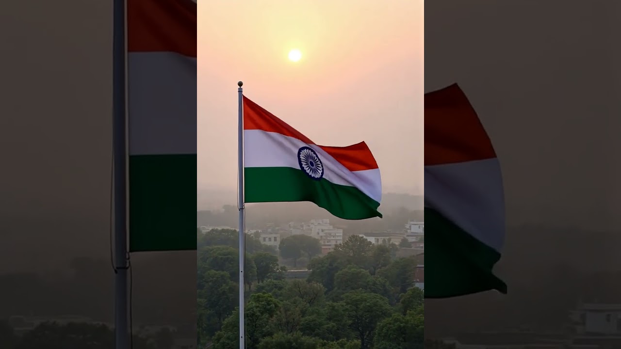 🇮🇳 Tiranga – The Pride of India | Indian Flag Waving | Jai Hind 🇮🇳✨ #song #love #music