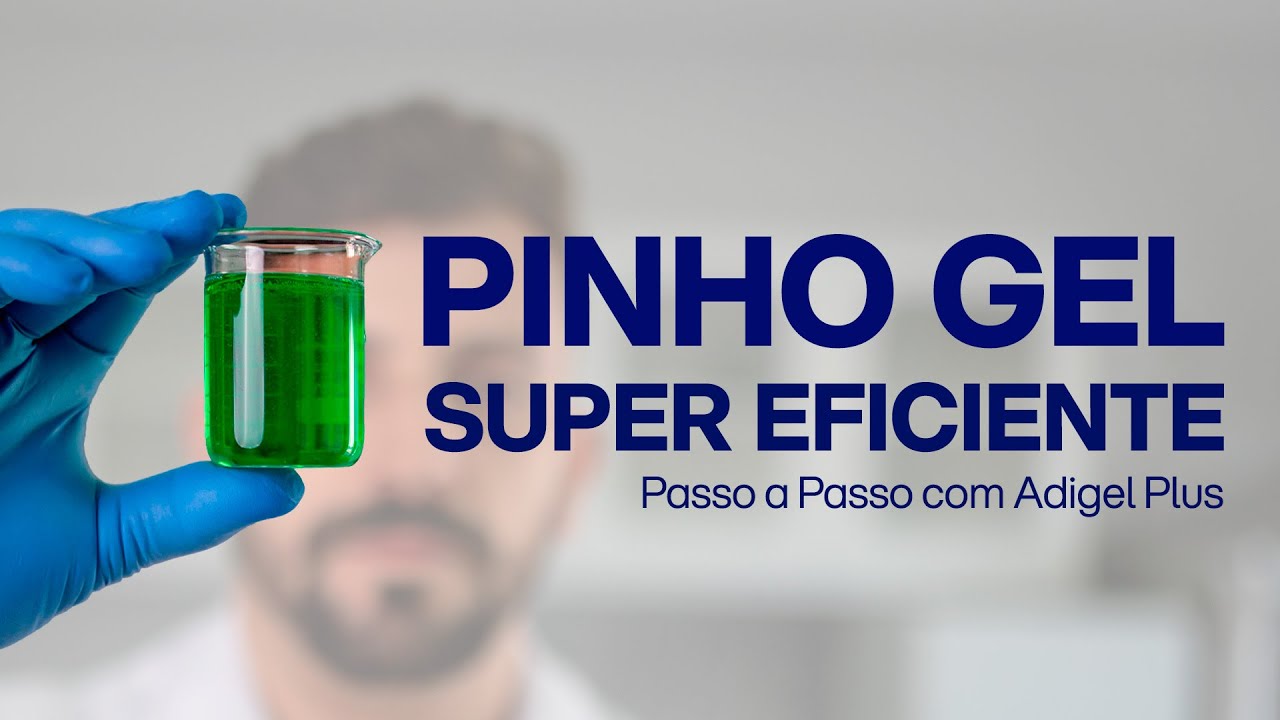 Pinho Gel Super Eficiente: Passo a Passo com Adigel Plus - YouTube