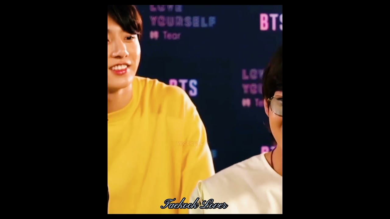 Jungkookie forgets blinking While looking at V 😂🤗 |Taekook Compilation|#short