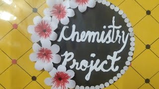 chemistry project file for class 10th acid and base #asharmaartcreations