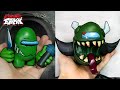 [FNF] Making Green Impostor V3 Sculpture Timelapse [Among us] - Friday Night Funkin' Mods