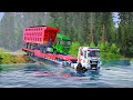 Watch This Mega Truck Carry a Massive Load! MudRunner Extreme Rescue Epsd 2