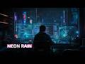 Rainfall Over Neon — Cyberpunk Ambience for Focus