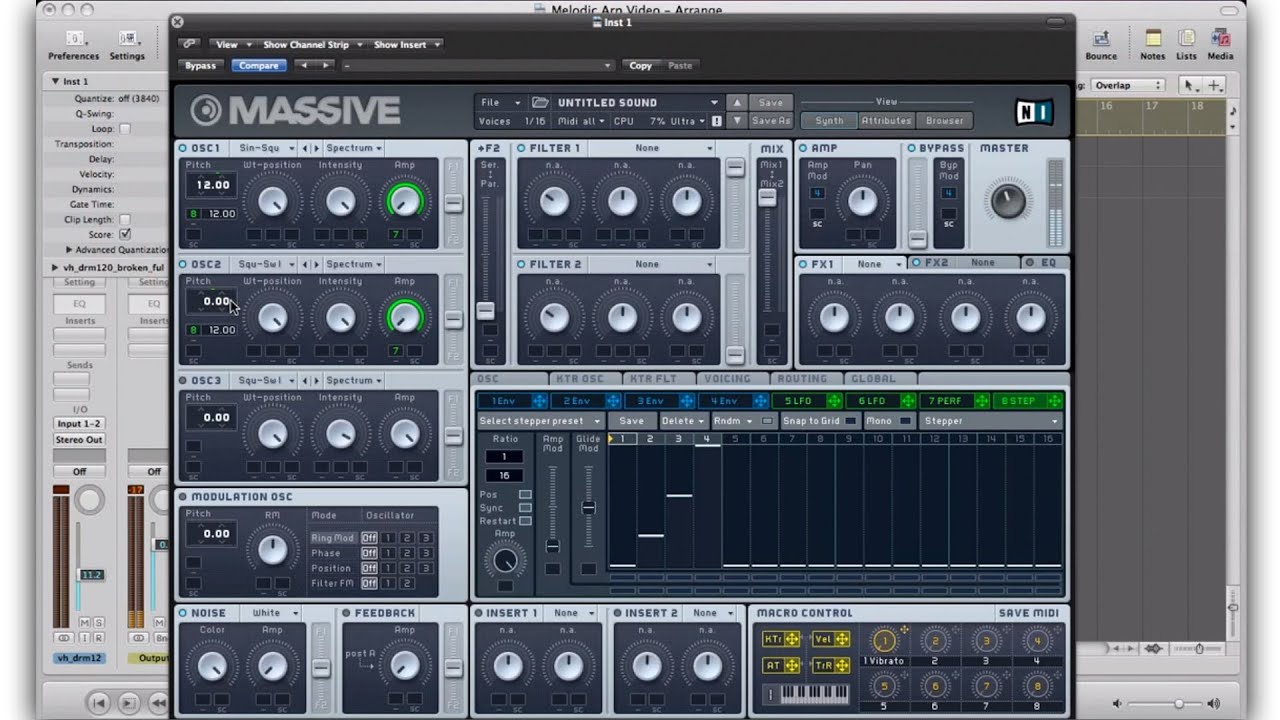 Flux Pavilion Style Bass (Massive Tutorial) I Can't Stop, Do or Die, and Starlight