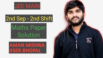 JEE Main 2020 | 2 September ( Shift-2 ) | Maths Paper Solution - #jeemainsolution