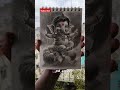Ganpati Bappa Morya #ganpati #drawing #youtubeshorts #youtube #shorts #portrait #ganeshfestival2024