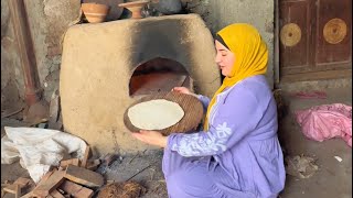 I baked soft filo pastry in my grandfather's house's traditional oven 🏡 screenshot 3