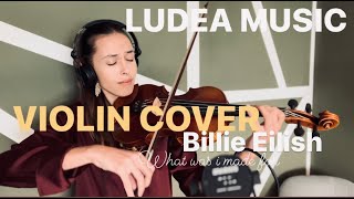 What was i made for - Billie Eilish - Violin Cover_LUDEA MUSIC