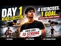 I Started My Fitness Journey 💪 | Day 1 Challenge | Push-ups, Squats, Plank & Skipping