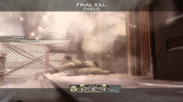 Call of Duty Modern Warfare 3 Final Kill With Flash Grenade HD 720p