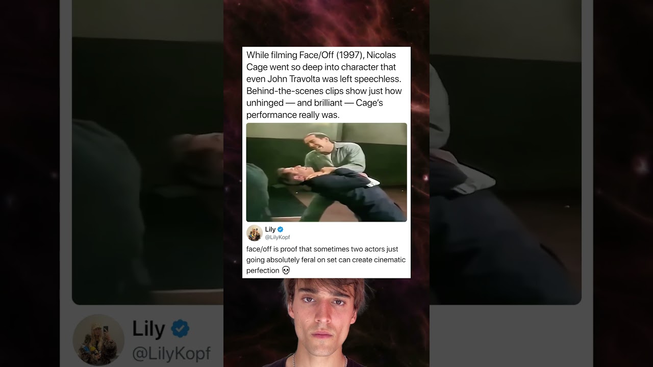 While filming Face/Off (1997), Nicolas Cage went so deep into character