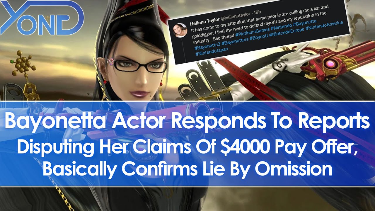 Bayonetta Actor Responds To Report Disputing $4K Pay Offer Claim, Basically Confirms Lie By Omission