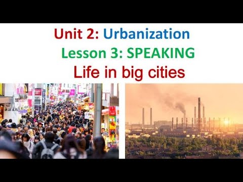 short speech on topic urbanization