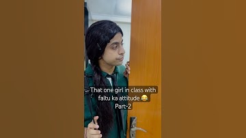 Part-2 did you have such a girl with thousands of pin in your class? 😂  #youtubeshorts #school