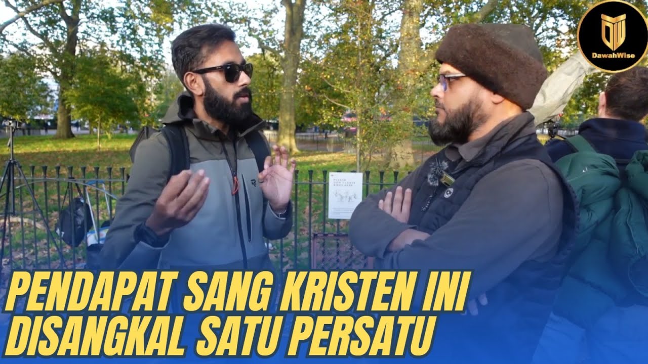 PENDAPAT SANG KRISTEN INI DISANGKAL SATU PERSATU - Hashim Speakers Corner