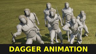 Dagger / Dual dagger Animation Pack Showcase