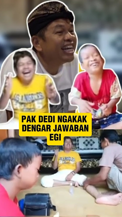 PAK DEDI KENA JEBAKAN BATMAN OLEH EGI #shorts #shortsfeed #feed #lucu