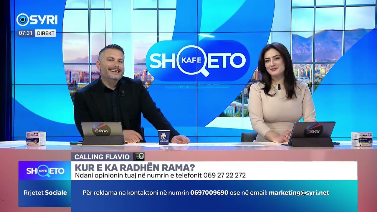 KAFE SHQETO/ Calling Flavio - Kur e ka radhën Rama?
