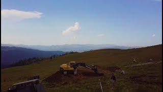 Опыт эксплуатации: Установка опор ЛЭП в высокогорных регионах (CaucasEnergo, Грузия)