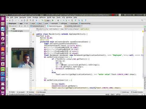 Employee Management System using SQlite Database