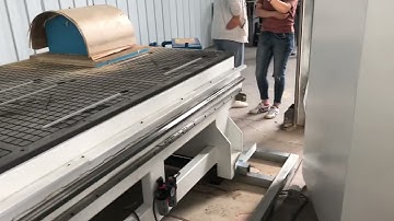 4 axis spindle 180 degree cnc router with auto tool changer