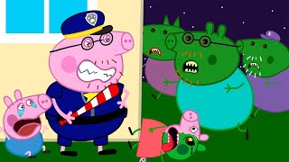 Zombie Apocalypse, ALIEN TURNS PEPPA PIG INTO ZOMBIE ?? | Peppa Pig Funny Animation