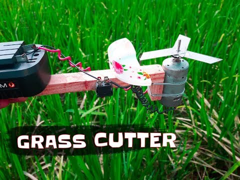 How To Make Powerful Grass Cutter Machine