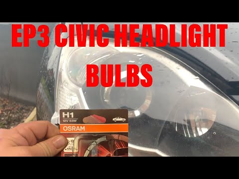 Ep3 Honda Civic Headlight Bulb Replacement