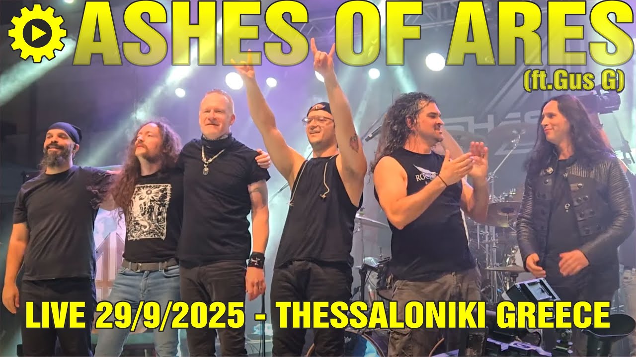 ASHES OF ARES - Live 29/9/2025 in Thessaloniki Greece 