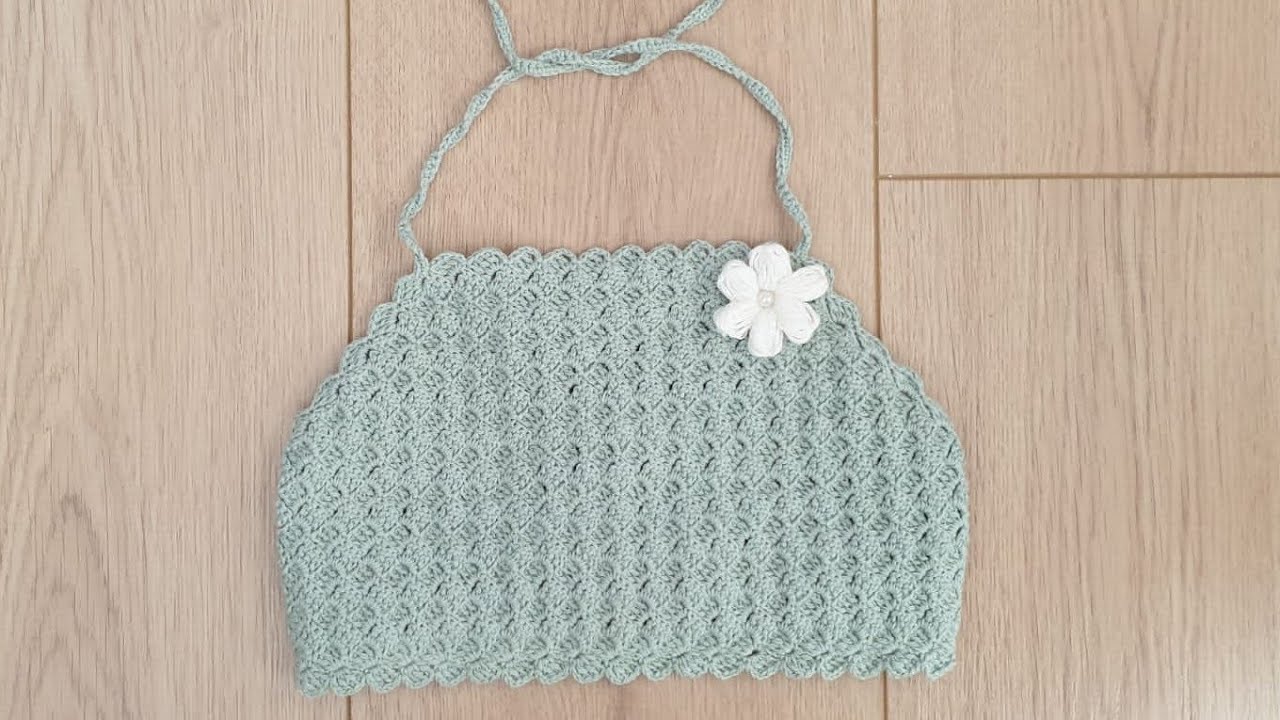 tığ ile kolay büstiyer örgü modeli 1 yaş için