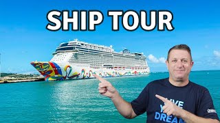 NCL ENCORE - FULL SHIP TOUR - Check out this amazing cruise ship