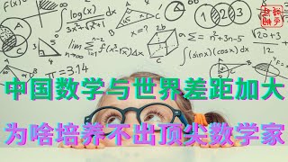 中国数学与世界差距加大||为啥培养不出顶尖数学家